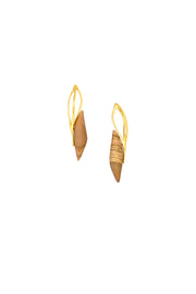 KAKURU Jewelry / Small Kelyfos Wood Earrings