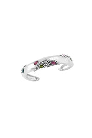 KAKURU Jewelry / Βραχιόλι Fovos μεγάλη χειροπέδα με κοκκίδωση και τουρμαλίνες