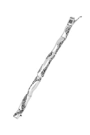 KAKURU Jewelry / Βραχιόλι Fovos μικρή χειροπέδα με τμήματα και κοκκίδωση