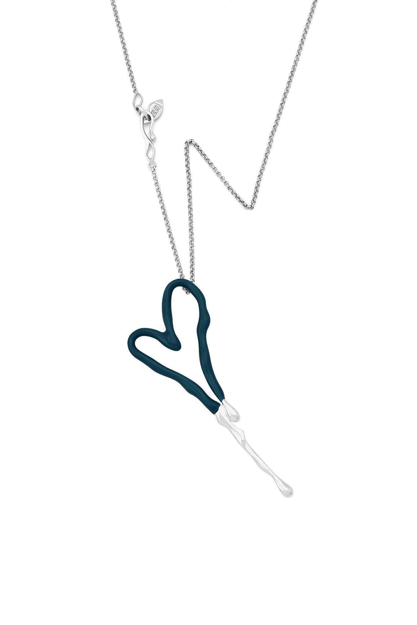 Liquid Heart Chain Necklace