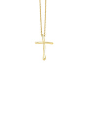 KAKURU Jewelry / Riza Cross with 9 diamonds