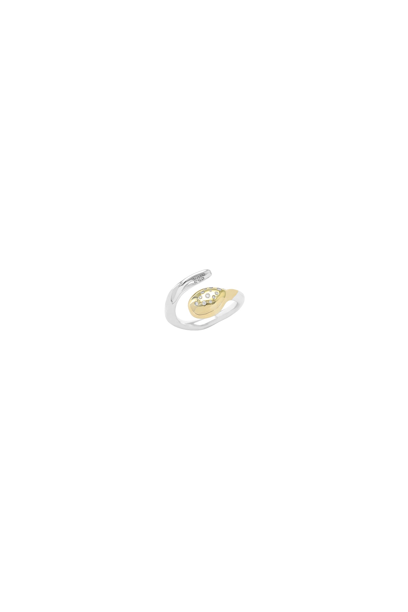 Δαχτυλίδι Sporos Κ18/925 με διαμάντια