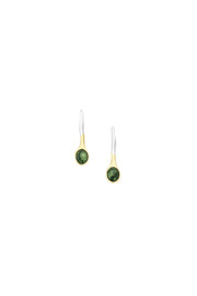 KAKURU Jewelry / Short Sporos Stone Earrings 18k/925