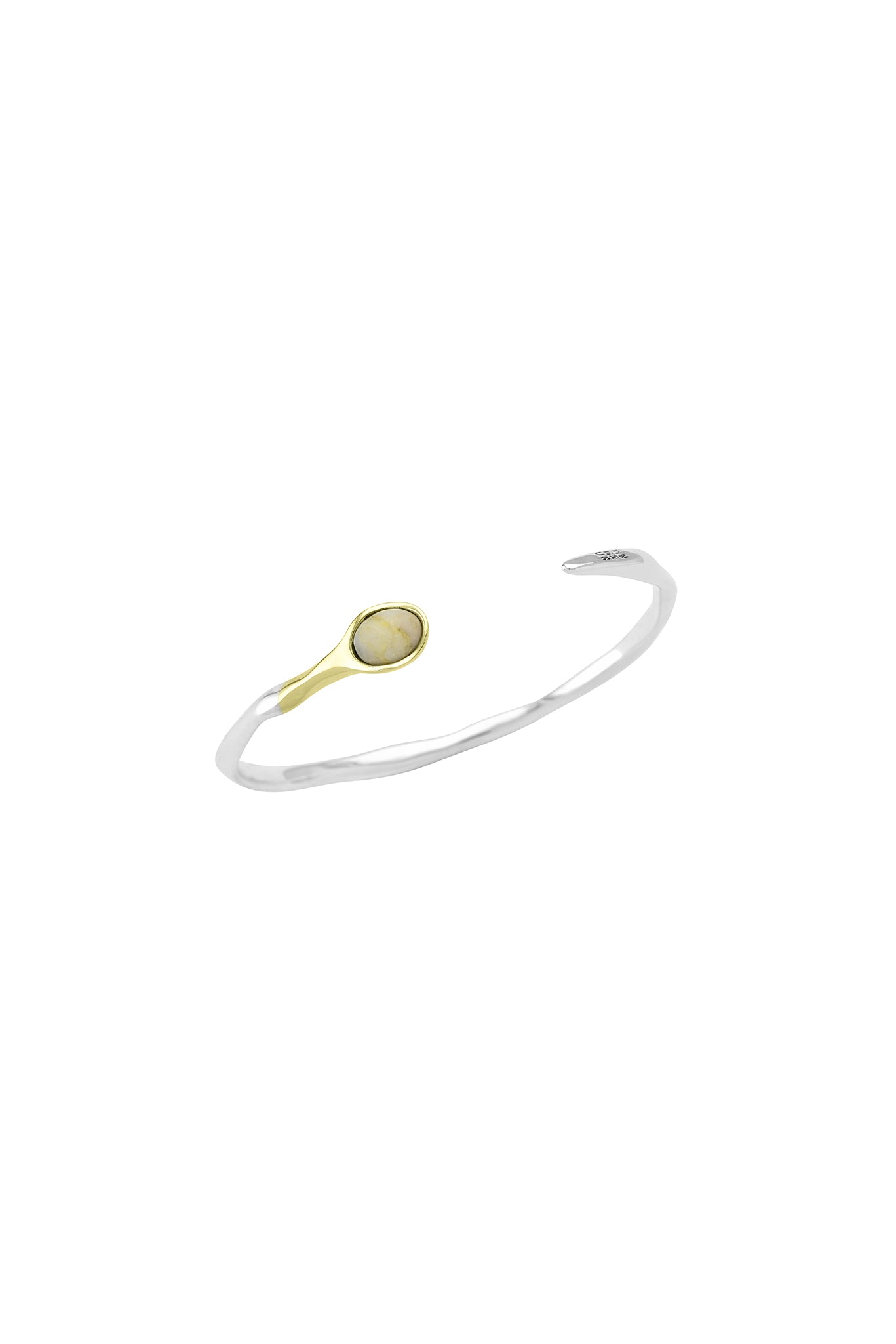 Sporos Stone Cuff Bracelet 18k/925