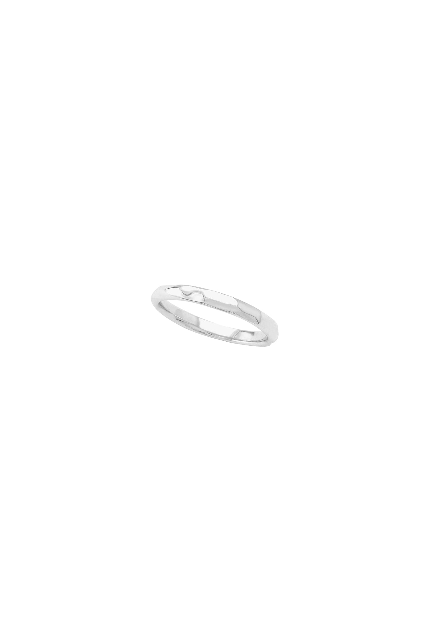 Forms Slim Faceted Ring
