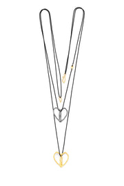 KAKURU Jewelry / Double Heart Necklace