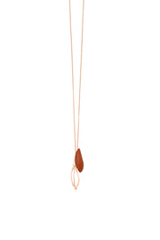 KAKURU Jewelry / Small Kelyfos Stone Chain Necklace 45 cm