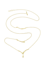 KAKURU Jewelry / Riza Gold x 3 Necklace 80 cm