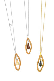 KAKURU Jewelry / Stala Full Unity Stone Chain Necklace 80 cm