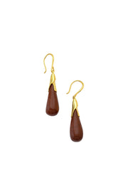 KAKURU Jewelry / Small Stala Stone Hook Earrings